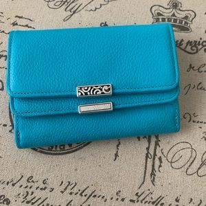 Brighton turquoise wallet, never used.